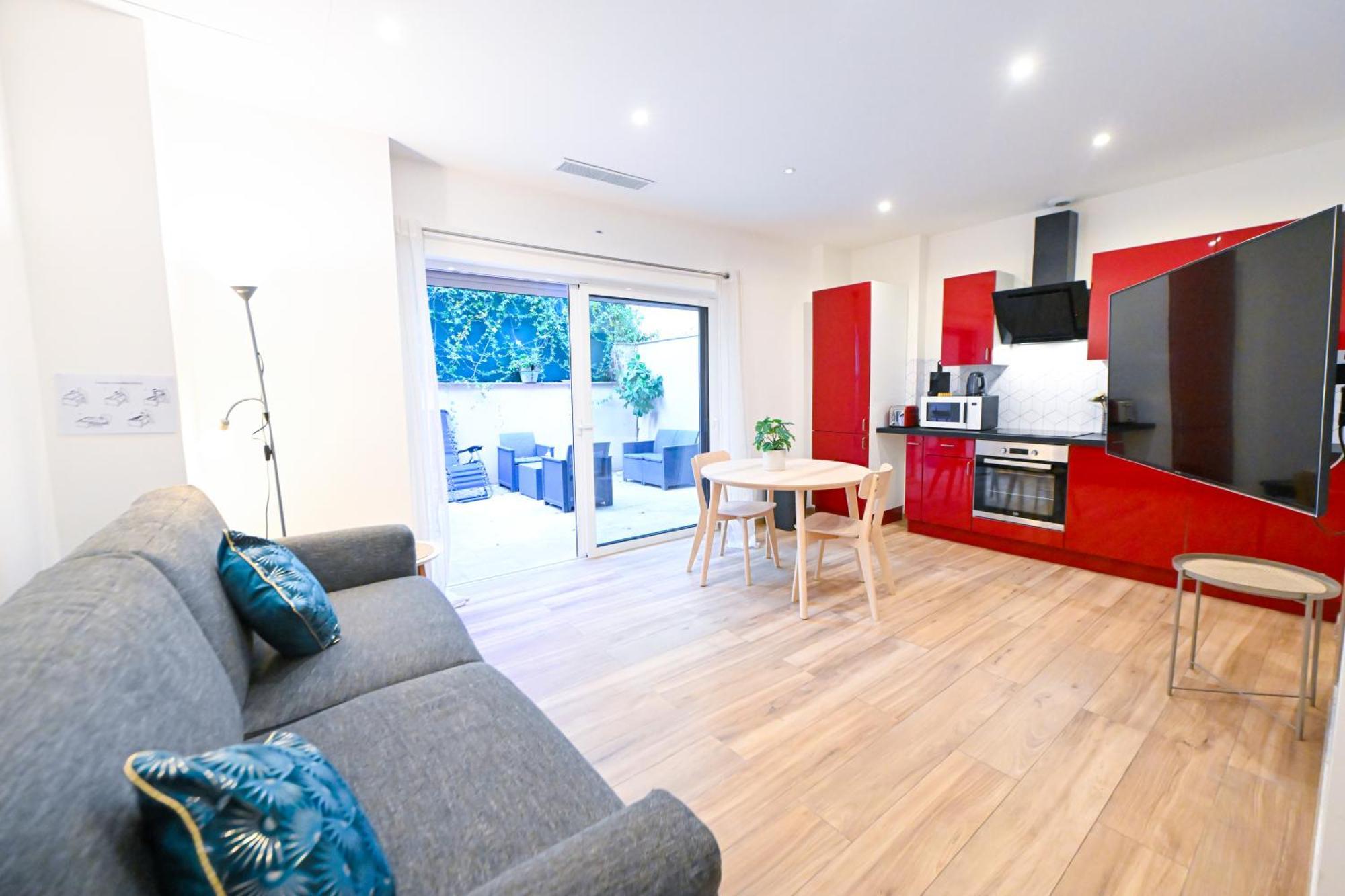 Beau Studio Cozy Centre Ville Et Plages Avec Terrasse N3 Ницца Экстерьер фото